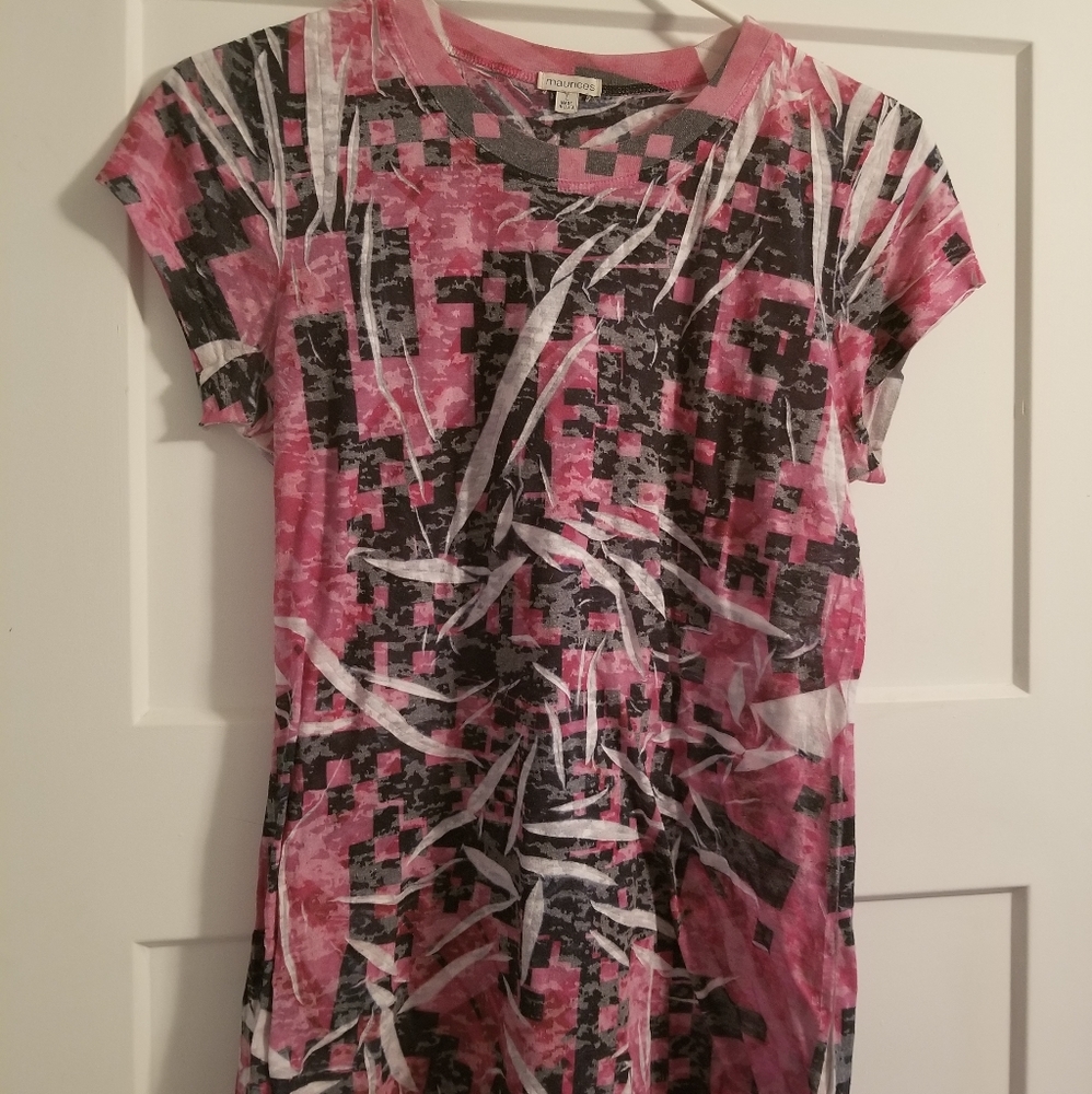 Pink Maurices Tissue Tee